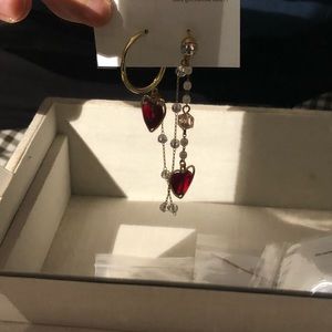 Cute Red Valentines Dangling Earrings